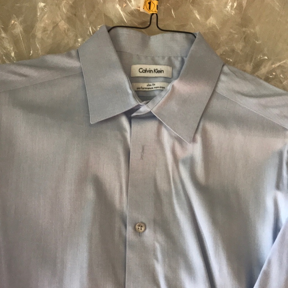 Men’s dress shirt, worn once and dry cleaned